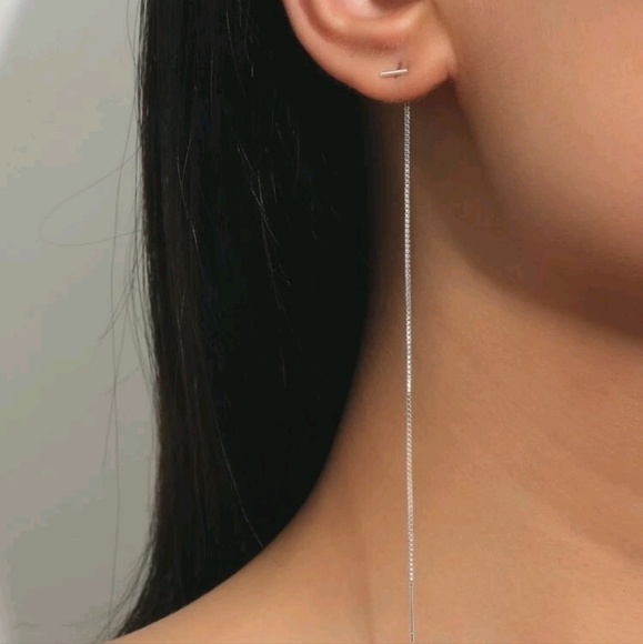 🔥LAST PAIR🔥 Multi-Style Threader Earrings - Picture 1 of 4